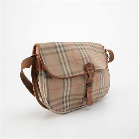 burberry haymarket check messenger bag|Check E.